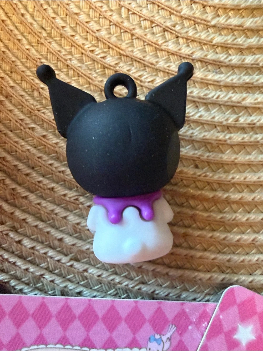 Sanrio Kuromi Trading Card 5 Pack Opened & Kuromi Doll Pendant opened